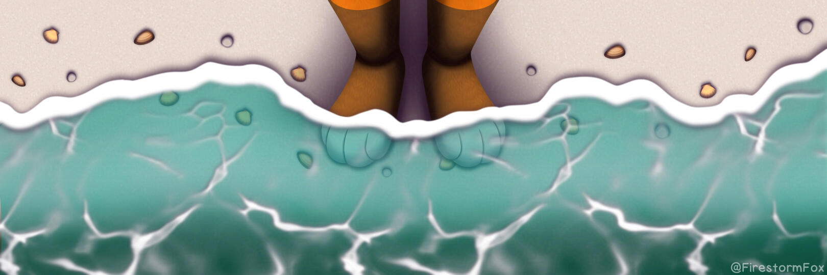 Fox Paws on the Beach, 2024