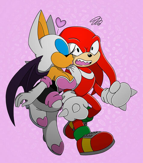 Collab: Knuxouge (pencils by OmegaSunBurst), 2021