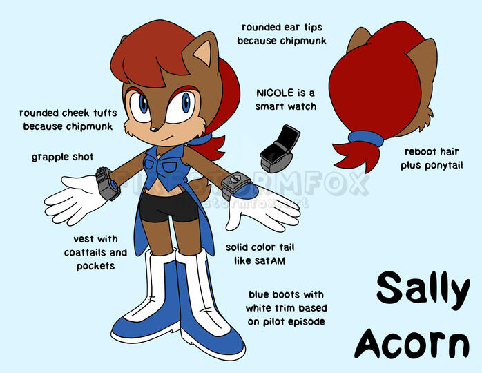 Sally Acorn Redesign, 2021