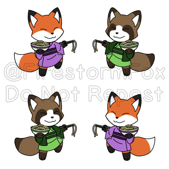 Noodle Kitsune and Tanuki, 2017