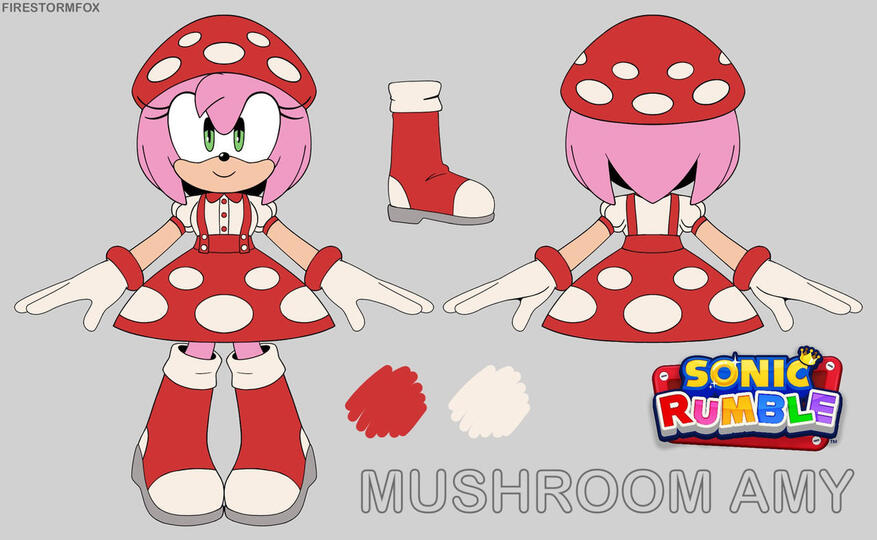 Sonic Rumble Skin Contest: Musroom Amy, 2025