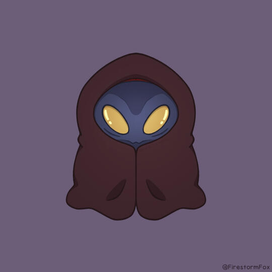 Chibi Black Warrior in a Blanket, 2026