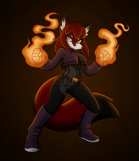 COLLAB: Rubi Flames, 2021 (pencils by OmegaSunBurst)